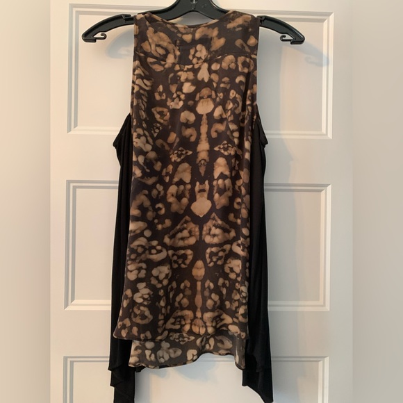 All saints vintage silk print top - Picture 2 of 3